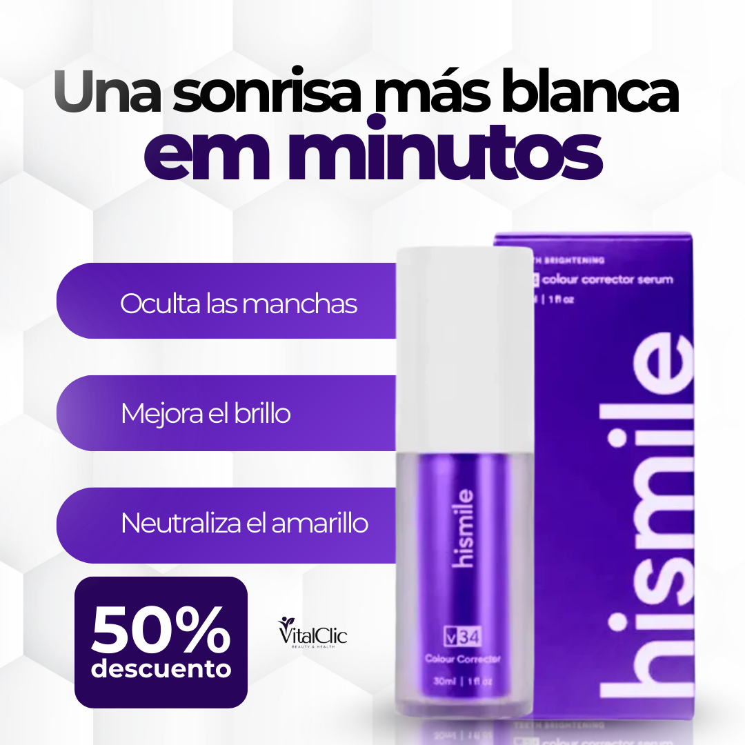 HISMILE® - Blanqueador Dental Premium - LUCE UNA SONRISA BRILLANTE 😍50% DE DESCUENTO😍