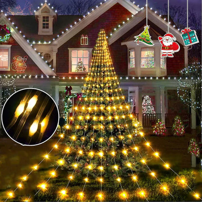 🎄⭐Luces Cascada con Estrella de Navidad ⭐🎄50% DE DESCUENTO😱